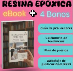 Resina ep�xica. Ebook + 4 bonos