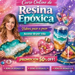 Curso online de resina ep�xica